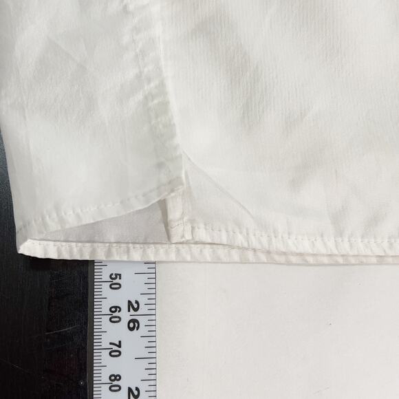 Zara S Womens Jewel Button Oversized Button Front Shirt Long Sleeve *flaw - Picture 11 of 11